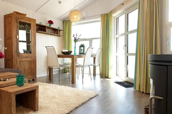 Wohnzimmer Dänisches Ferienhaus am Salzhaff, Haus Meerjungfrau