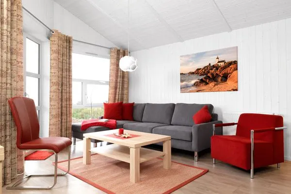 Living room Dänisches Ferienhaus am Salzhaff, Haus Vogelparadies