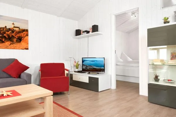 Living room Dänisches Ferienhaus am Salzhaff, Haus Vogelparadies