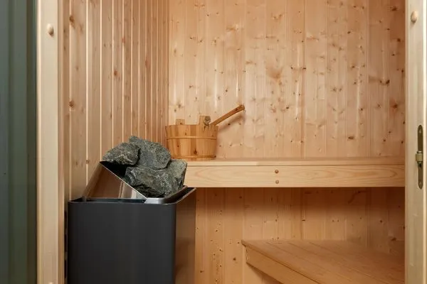Sauna Dänisches Ferienhaus am Salzhaff, Haus Vogelparadies