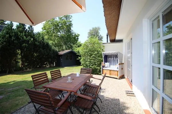 Haubarg Reetdachhaus Lüttje Haubarg SPO Dorf - 