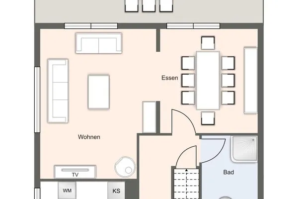 Haubarg Reetdachhaus Lüttje Haubarg SPO Dorf - Grundriss