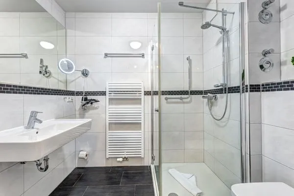 Badezimmer  Residenz am Balmer See, Whg. 10