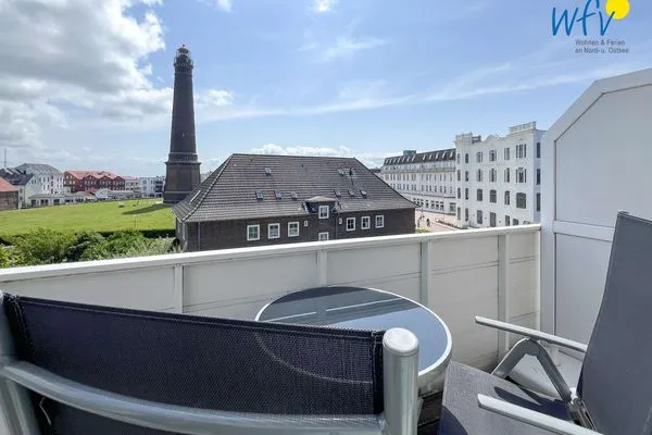 Blick auf Sehenswürdigkeit Apartmenthaus Roberta Ferienwohnung Leuchtturm