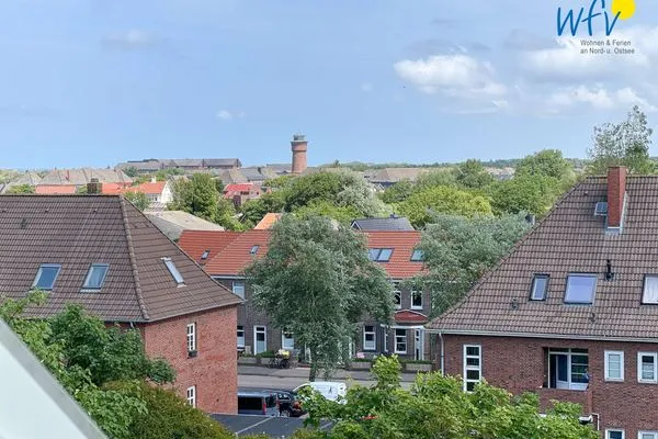 Blick auf Sehenswürdigkeit Apartmenthaus Roberta Ferienwohnung Leuchtturm
