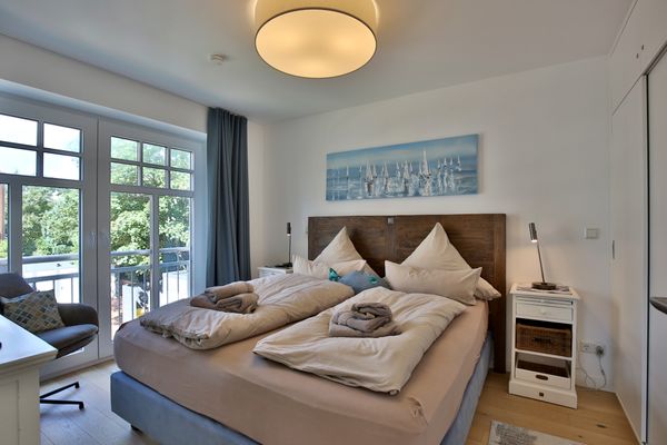 Lindenhof Ferienwohnung Inselherz Wangerooge - Schlafzimmer
