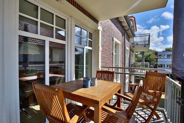Lindenhof Ferienwohnung Inselherz Wangerooge - Balkon