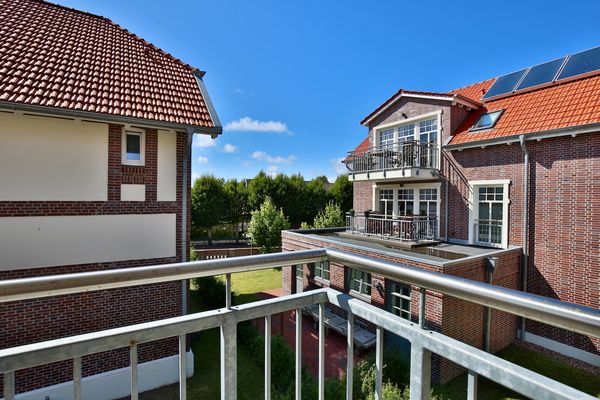 Lindenhof Ferienwohnung Inselherz Wangerooge - Gartenblick