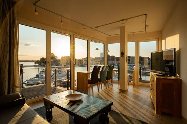 Ferienwohnung Panorama Suite Sonnenuntergang mit Panorama Blick  Panorama Suite
