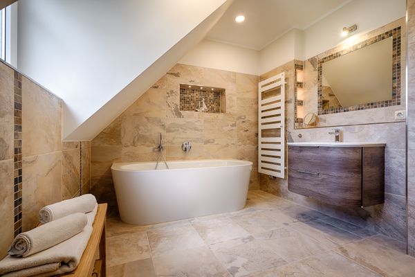  Landhausvilla Herrgarden Prerow - Badezimmer