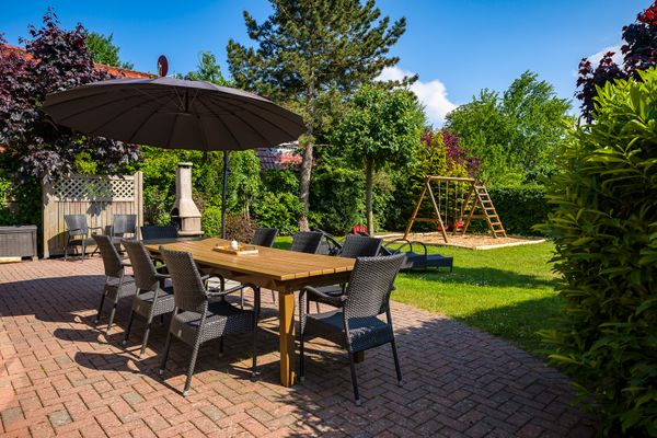  Landhausvilla Herrgarden Prerow - Terrasse