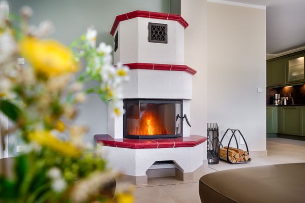  Landhausvilla Herrgarden Prerow - Kamin-/Ofen