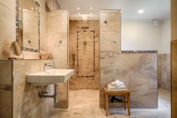  Landhausvilla Herrgarden Prerow - Badezimmer