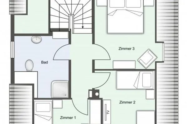 Reetdachhaus Wattenmeer Reetdachhaus Wattenmeer SPO Ording - Grundriss