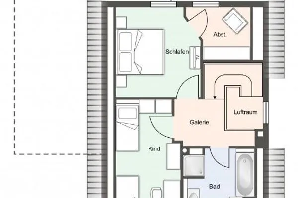 Ferienhaus Westwind Einzelhaus Westwind SPO Ording - Grundriss