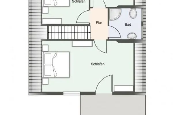 Ferienhaus Strandhaus Einzelhaus Strandhaus 6 SPO Dorf - Grundriss