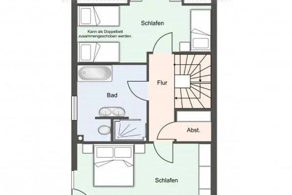 Strandburg SPO Ferienhaus Strandburg SPO - 3 SPO Dorf - Grundriss