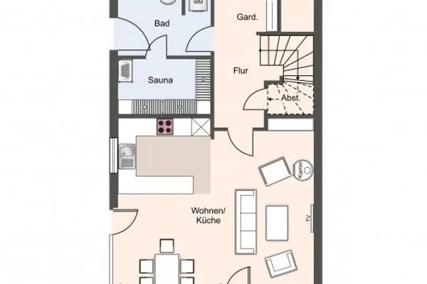 Strandburg SPO Ferienhaus Strandburg SPO - 3 SPO Dorf - Grundriss