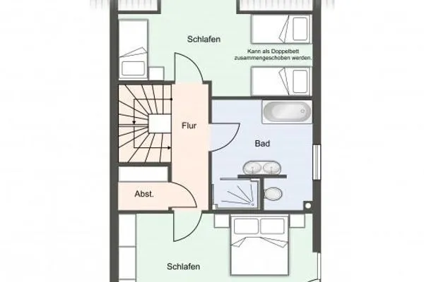 Strandburg SPO Ferienhaus Strandburg SPO 3a SPO Dorf - Grundriss