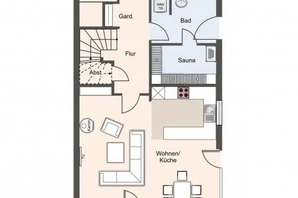 Strandburg SPO Ferienhaus Strandburg SPO 3a SPO Dorf - Grundriss