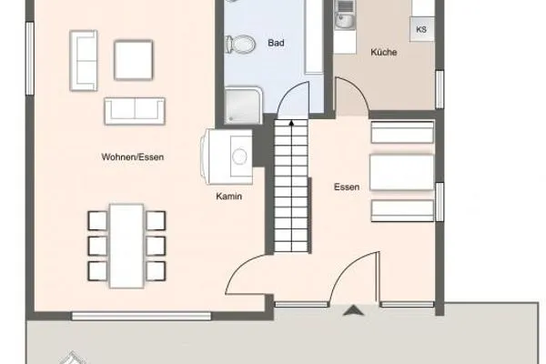 Reetdachhaus Simon Reetdachhaus Simon SPO Dorf - Grundriss