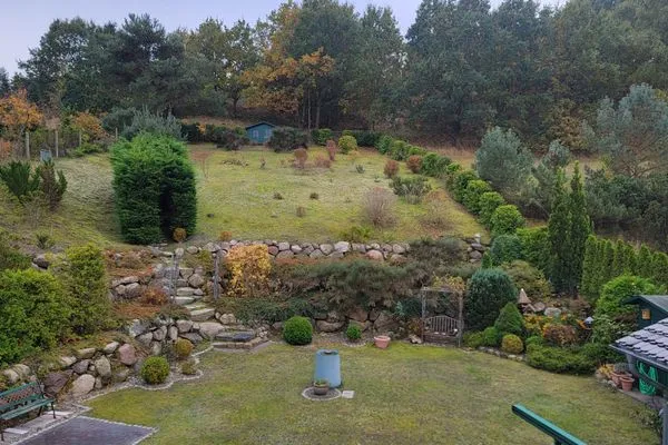 Garten  Ferienwohnung Ginster