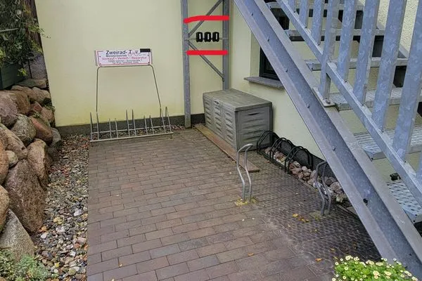 Fassade / Eingang  Ferienwohnung Ginster