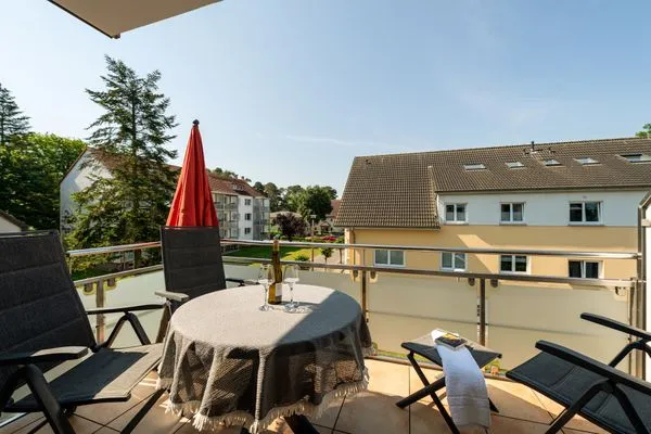 Balkon  Ferienwohnung Meeresrauschen