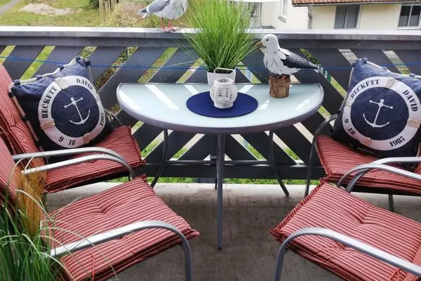 Balkon  Ferienwohnung Wellenherz - Wohnung 9