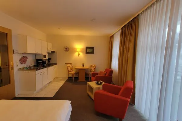 Wohnzimmer  Wohnung 16 im Haus Hühnergott