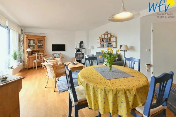 Wohnzimmer Haus Dünenblick Ferienwohnung 16