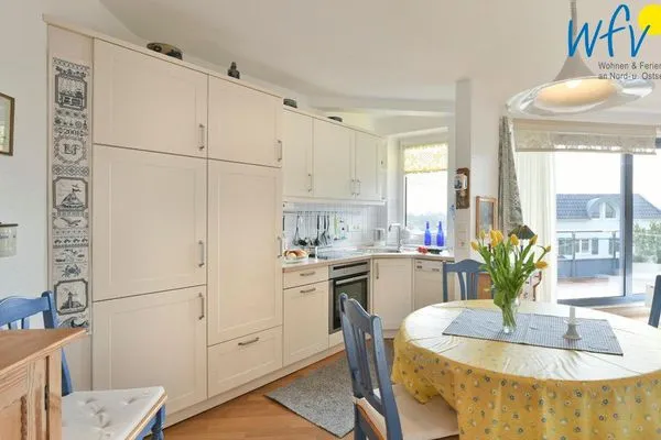 Küche / Küchenzeile Haus Dünenblick Ferienwohnung 16