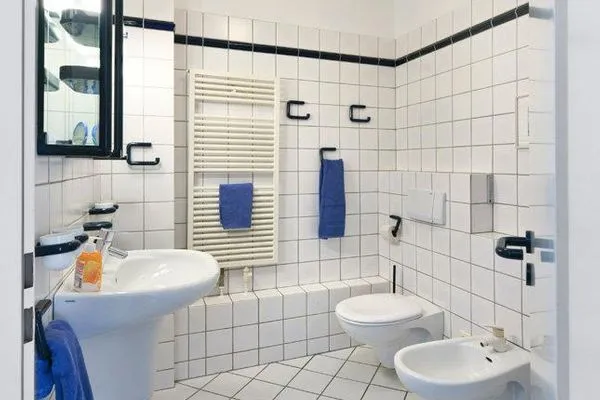 Badezimmer Haus Dünenblick Ferienwohnung 16