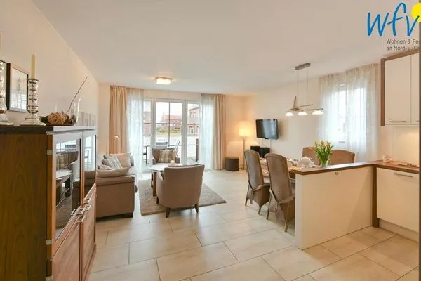 Wohnzimmer Villa Verdi Ferienwohnung 7