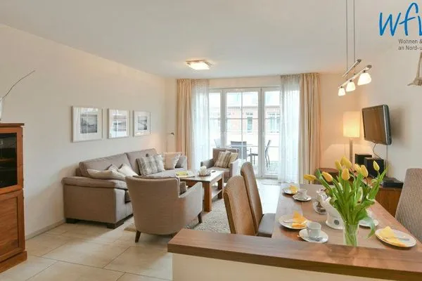 Wohnzimmer Villa Verdi Ferienwohnung 7