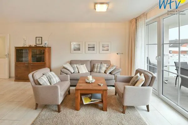 Wohnzimmer Villa Verdi Ferienwohnung 7