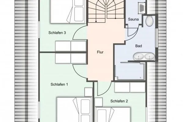 Reetdachhaus ASK / EMBLA Reetdachhaus ASK SPO Ording - Grundriss