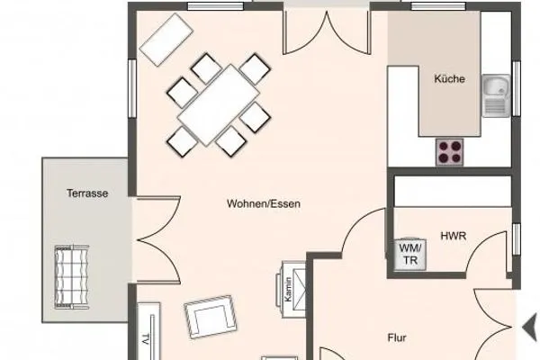 Reetdachhaus ASK / EMBLA Reetdachhaus EMBLA SPO Ording - Grundriss