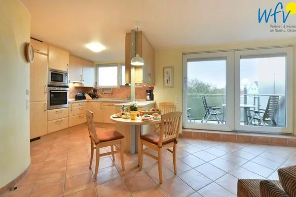 Küche / Küchenzeile Maisonette-Wohnungen am Steingarten Ferienwohnungen 1 und 2