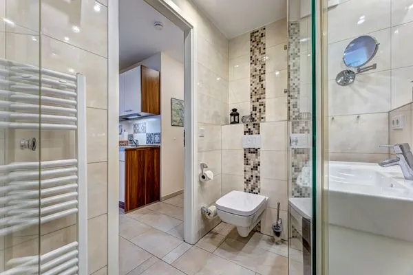 Badezimmer  Residenz am Balmer See, Whg. 11