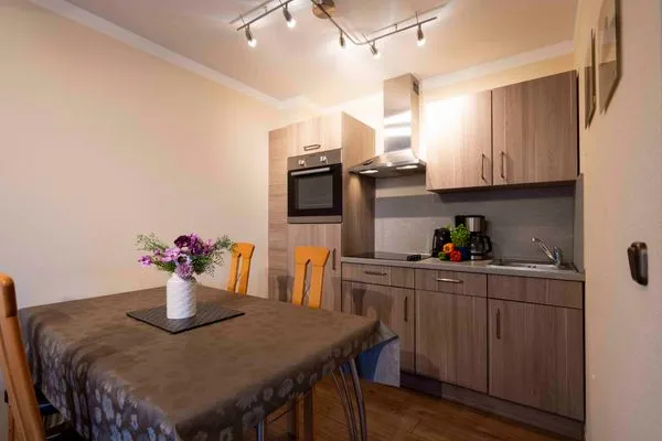 Küche / Küchenzeile  (DKK1d) Ferienwohnung Seemöwe