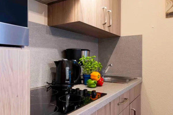 Küche / Küchenzeile  (DKK1d) Ferienwohnung Seemöwe