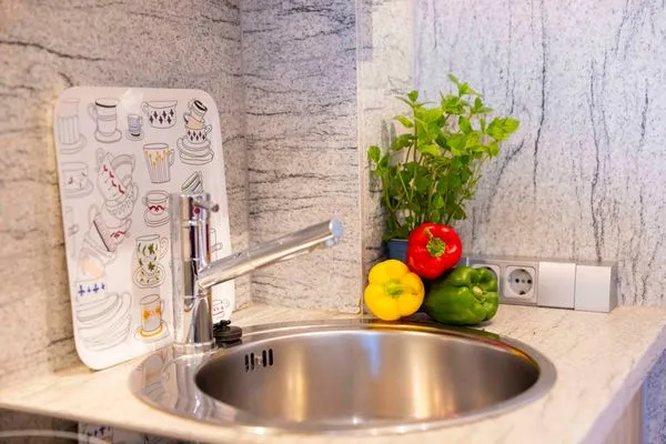 Küche / Küchenzeile  (DKK11) Ferienwohnung Strandburg