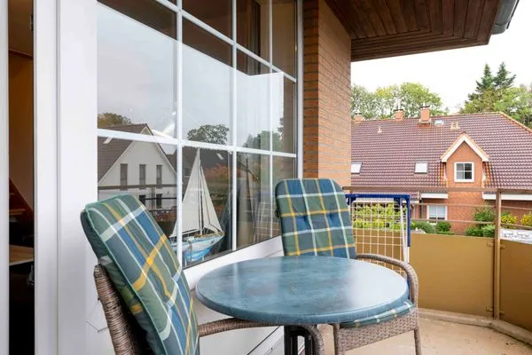 Balkon  (DKK11) Ferienwohnung Strandburg