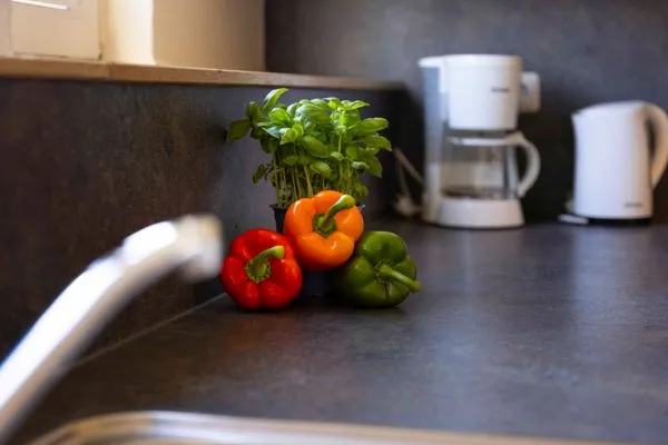 Küche / Küchenzeile  (MEI27a) Ferienwohnung "Ostseetraum"