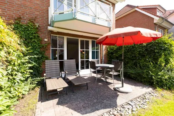 Terrasse  (OST9) Ferienwohnung "Kruse"