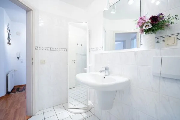 Badezimmer  (OST33b) Ferienwohnung "Nowack"