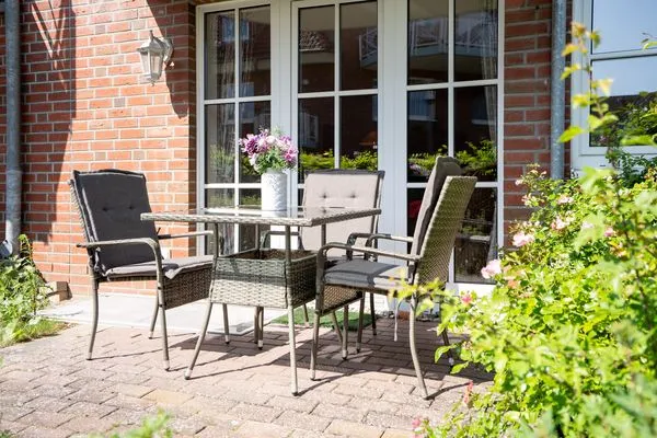 Terrasse  (OST33b) Ferienwohnung "Nowack"