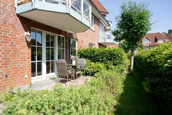 Terrasse  (OST33b) Ferienwohnung "Nowack"