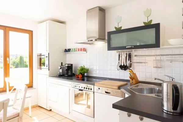 Küche / Küchenzeile  (PAM4) Ferienwohnung "Leffler"